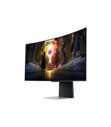 Samsung LS34DG850SUXDU 34 " OLED 21:9 175 Hz 0.03 ms 3440 x 1440 pixels HDMI ports quantity 2 Silver