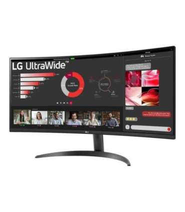 LG 34WR50QK-B 34 " VA QHD 21:9 100 Hz 5 ms 3440 x 1440 pixels 240 cd/m² HDMI ports quantity 2