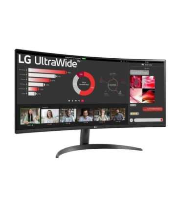 LG 34WR50QK-B 34 " VA QHD 21:9 100 Hz 5 ms 3440 x 1440 pixels 240 cd/m² HDMI ports quantity 2