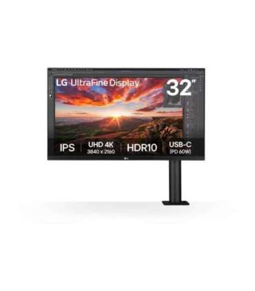 LG 32UN880K-B 32 " IPS 16:9 60 Hz 5 ms 3840 x 2160 pixels 350 cd/m² HDMI ports quantity 2