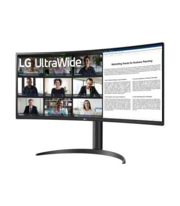LG 34WR55QK-B 34 " VA 21:9 100 Hz 5 ms 3440 x 1440 pixels 300 cd/m² HDMI ports quantity 2 Warranty 24