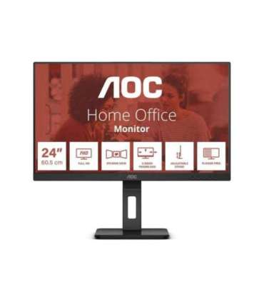 AOC 24E3QAF 23.8 " IPS FHD 16:9 75 Hz 4 ms 1920 x 1080 pixels 300 cd/m² HDMI ports quantity 1 Black