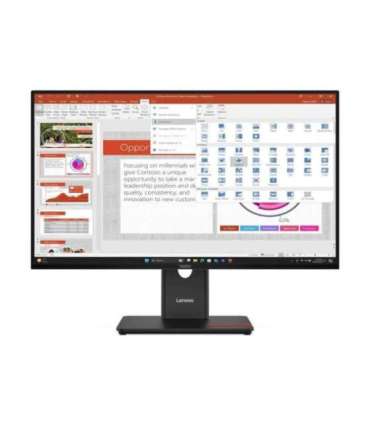 Lenovo T27-40 27 " IPS 16:9 120 Hz 6 ms 1920 x 1080 pixels 300 cd/m² HDMI ports quantity 1 Black |