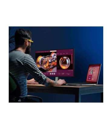 Dell U2725QE 27 " IPS 16:9 120 Hz 5 ms 3840 x 2160 pixels 450 cd/m² HDMI ports quantity 1 Silver