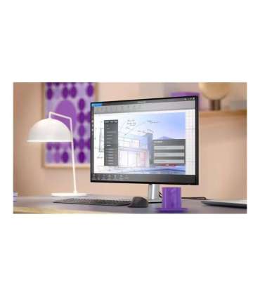 Dell U2725QE 27 " IPS 16:9 120 Hz 5 ms 3840 x 2160 pixels 450 cd/m² HDMI ports quantity 1 Silver