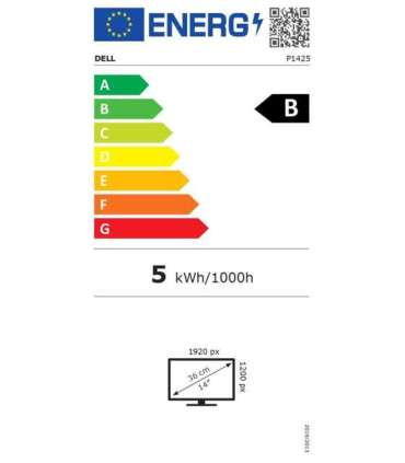 Dell P1425 14 " IPS 16:10 60 Hz 7 ms 1920 x 1200 pixels 400 cd/m²