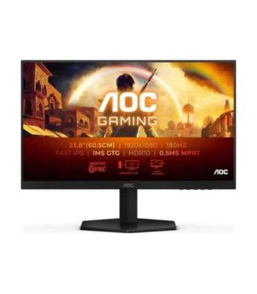AOC 24G42E 24 " IPS FHD 16:9 180 Hz 1 ms 1920 x 1080 pixels 300 cd/m² HDMI ports quantity 1 Black