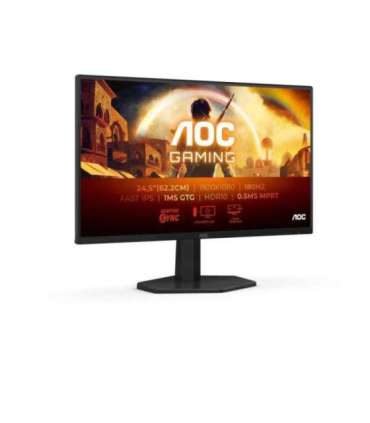 AOC 25G42E 25 " IPS FHD 16:9 180 Hz 1 ms 1920 x 1080 pixels 300 cd/m² HDMI ports quantity 1 Black