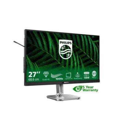 Philips 27B2G5601/00 27 " IPS 16:9 60 Hz 4 ms 2560 x 1440 pixels 300 cd/m² HDMI ports quantity 1 |