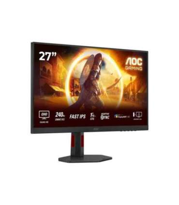 AOC Q27G4ZR 27 " Fast IPS QHD 16:9 240 Hz 1 ms 2560 x 1440 pixels 400 cd/m² HDMI ports quantity 2 |