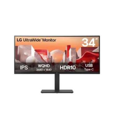 LG 34BA75QE-B 34” IPS/3440x1440/21:9/5ms/300cd/m2/ HDMI DP USB LG