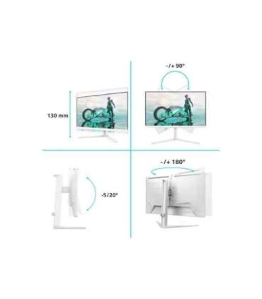 Philips 27M2N3501PA/00 27 " Fast IPS Quad HD 16:9 260 Hz 1 ms 2560 x 1440 pixels 300 cd/m² HDMI ports