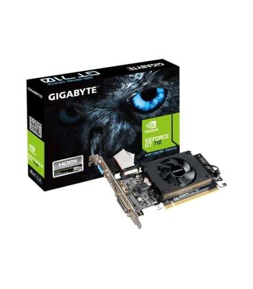 Gigabyte GV-N710D3-2GL 2.0 NVIDIA 2 GB GeForce GT 710 DDR3 Cooling type Active DVI-D ports quantity 1 |