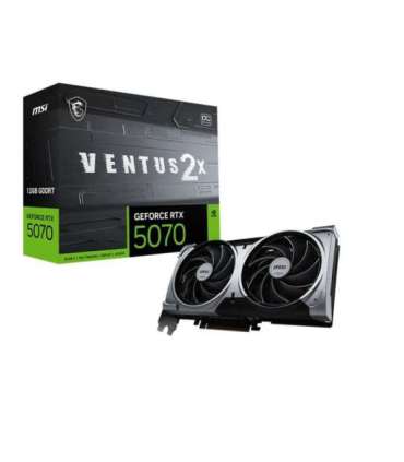 MSI GeForce RTX 5070 12G VENTUS 2X OC NVIDIA 12 GB GeForce RTX 5070 GDDR7 HDMI ports quantity 1 PCI Express