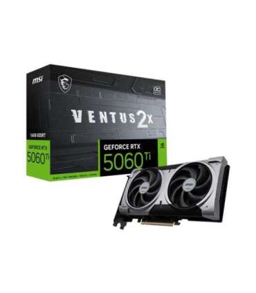 MSI GeForce RTX 5060 Ti 16G VENTUS 2X OC PLUS NVIDIA 16 GB GeForce RTX 5060 Ti GDDR7 HDMI ports quantity 1 |