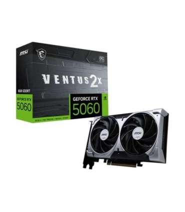 MSI GeForce RTX 5060 8G VENTUS 2X OC NVIDIA 8 GB GeForce RTX 5060 GDDR7 HDMI ports quantity 1 PCI Express