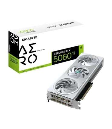 Gigabyte GeForce RTX 5060 Ti AERO OC 16G NVIDIA 16 GB GeForce RTX 5060 Ti GDDR7 HDMI ports quantity 1 PCI-E