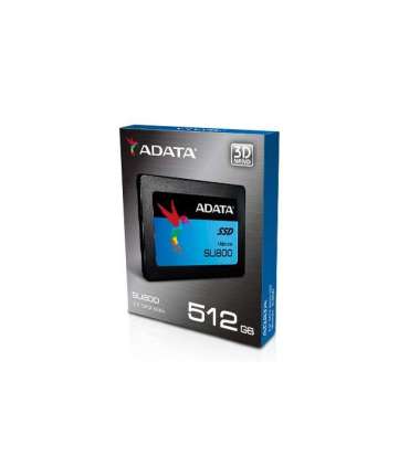 ADATA Ultimate SU800 512 GB SSD form factor 2.5" Solid-state drive interface SATA Read speed 560 MB/s Write