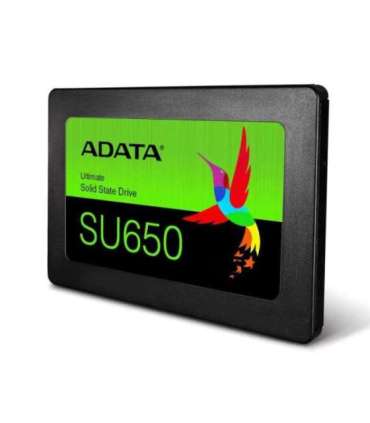 ADATA Ultimate SU650 3D NAND SSD 960 GB SSD form factor 2.5” Solid-state drive interface SATA Read speed 520