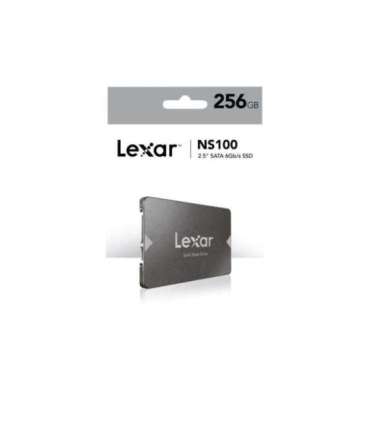 Lexar NS100 256 GB SSD form factor 2.5" Solid-state drive interface SATA III Read speed 520 MB/s Write speed