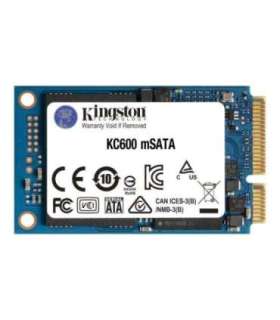Kingston KC600 256 GB Solid-state drive interface mSATA Read speed 550 MB/s Write speed 500 MB/s