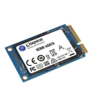 Kingston KC600 512 GB Solid-state drive interface mSATA Read speed 550 MB/s Write speed 520 MB/s