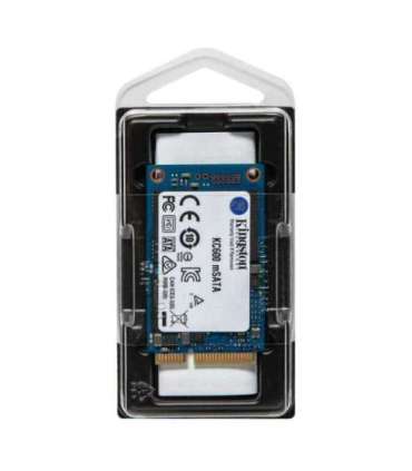 Kingston KC600 1000 GB Solid-state drive interface mSATA Read speed 550 MB/s Write speed 520 MB/s