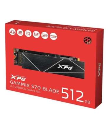 ADATA XPG Gammix S70 BLADE 512 GB SSD form factor M.2 2280 Solid-state drive interface  PCIe Gen4x4 Read speed