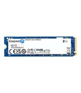 Kingston SSD NV3 2000 GB SSD form factor M.2 2280 Solid-state drive interface PCIe NVMe Gen 4.0 (x4) Read
