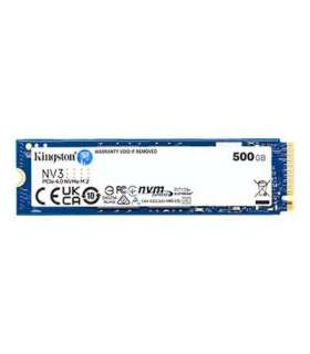 Kingston SSD NV3 500 GB SSD form factor M.2 2280 Solid-state drive interface PCIe NVMe Gen 4.0 (x4) Read speed