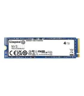Kingston SSD NV3 4000 GB SSD form factor M.2 2280 Solid-state drive interface PCIe 4.0 x4 NVMe Read speed 6000