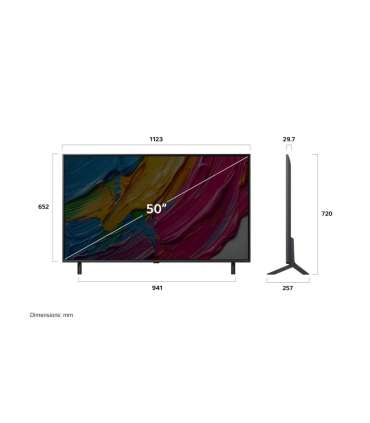 LG 50QNED80A3A 50 Smart TV webOS 25 UHD Black