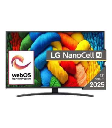 LG 43NANO81A3A 43 Smart TV webOS 25 UHD