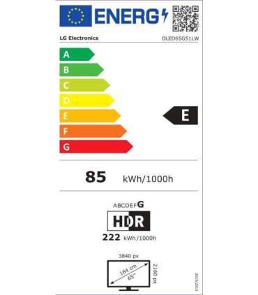LG OLED65G51LW 65 Smart TV webOS 25 UHD