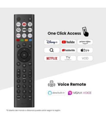 Hisense UHD Smart TV 55A6Q 55" Smart TV VIDAA OS UHD Black