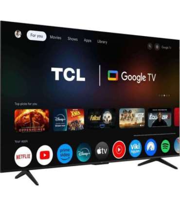 TCL 4K QLED TV 65T69C 65 Smart TV Google TV UHD Black