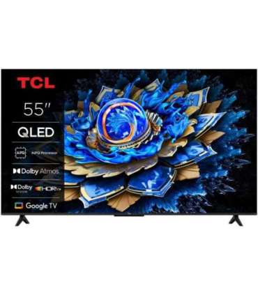 TCL 4K QLED TV 55T69C 55 Smart TV Google TV UHD Black