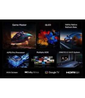 TCL 4K QLED TV 65T8C 65 Smart TV Google TV