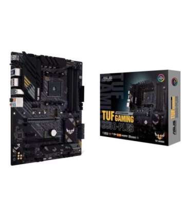 Asus TUF GAMING B550-PLUS Processor family AMD Processor socket AM4 DDR4 Memory slots 4 Chipset AMD B ATX