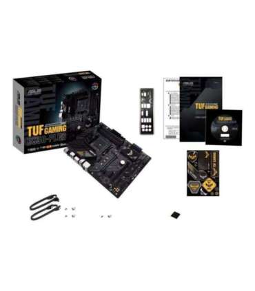 Asus TUF GAMING B550-PLUS Processor family AMD Processor socket AM4 DDR4 Memory slots 4 Chipset AMD B ATX