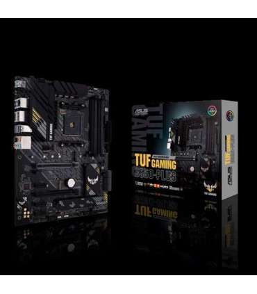 Asus TUF GAMING B550-PLUS Processor family AMD Processor socket AM4 DDR4 Memory slots 4 Chipset AMD B ATX