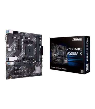 Asus PRIME A520M-K Processor family AMD Processor socket AM4 DDR4 Memory slots 2 Supported hard disk drive