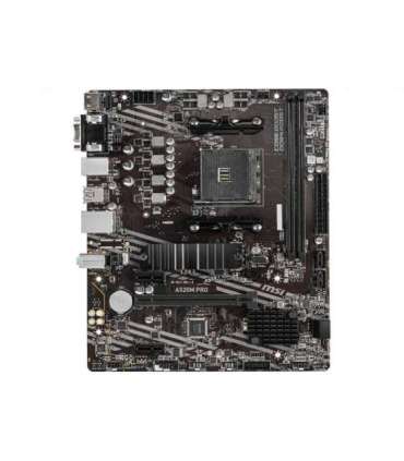 MSI A520M PRO Processor family AMD Processor socket AM4 DDR4 Memory slots 2 Chipset AMD A Micro ATX