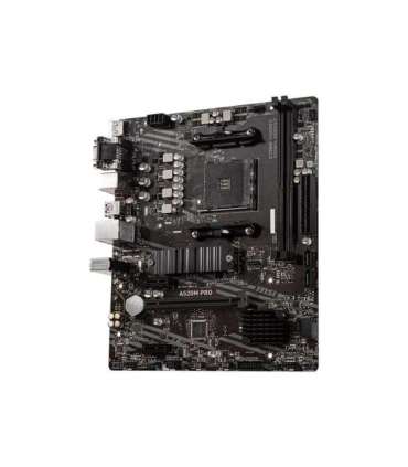 MSI A520M PRO Processor family AMD Processor socket AM4 DDR4 Memory slots 2 Chipset AMD A Micro ATX