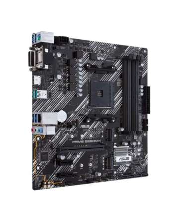 Asus PRIME B550M-K Processor family AMD Processor socket AM4 DDR4 Memory slots 4 Chipset AMD B Micro ATX