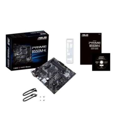 Asus PRIME B550M-K Processor family AMD Processor socket AM4 DDR4 Memory slots 4 Chipset AMD B Micro ATX