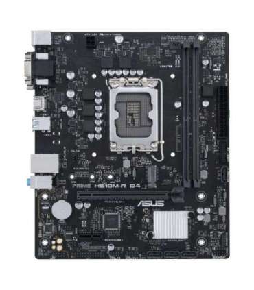 Asus PRIME H610M-R D4-SI Processor family Intel Processor socket LGA1700 DDR4 DIMM Memory slots 2 Supported