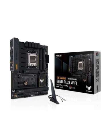 Asus TUF GAMING B650-PLUS WIFI Processor family AMD Processor socket  AM5 DDR5 DIMM Memory slots 4 Supported