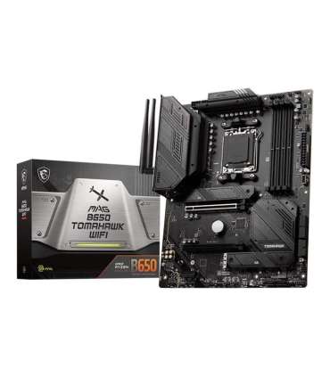 MSI MAG B650 TOMAHAWK WIFI Processor family AMD Processor socket AM5 DDR5 DIMM Memory slots 4 Supported hard
