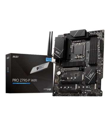 MSI PRO Z790-P WIFI Processor family Intel Processor socket  LGA1700 DDR5 DIMM Memory slots 4 Supported hard